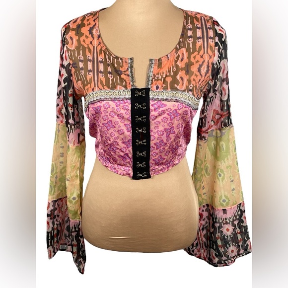 SOLD FREE PEOPLE Walk That Walk Top By - Femme Combo Size Small - Picture 5 of 15